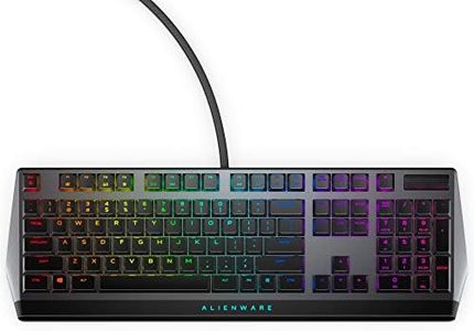 Alienware AW510K Low Profile Gaming Keyboard, Mechanical, CherryMX Red Switches, English Layout, Dark Side of The Moon