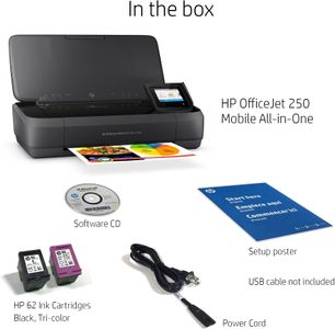 HP OfficeJet 250 Mobile Printer – Portable Wireless All-in-One