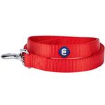 Blueberry Pet Essentials 19 Colors Durable Classic Dog Leash 5 ft x 3/4", Rouge Red, Medium, Basic Nylon Leashes for Dogs