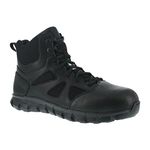 Reebok Work Men's Sublite Cushion IB6800 Military and Tactical Boot, Black, 12 W US