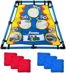 Franklin Sports Kids Bean Bag Toss - Great for Kids-Indoor Outdoor Use - Includes 31" X 33" Target & (6) 4" Bean Bags