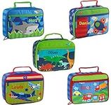 Stephen Joseph Personalised Lunch Boxes | Personalised Insulated Lunch Bags for Boys | Kids Lunch Bags (Shark)