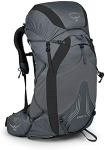 Osprey Exos 38L Men's Ultralight Backpacking Backpack, Tungsten Grey, L/XL