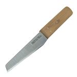 Faithfull FAIKSHOEB Shoe / Leather Knife Beech Handle Stainless Steel Blade Length 112mm (4.3/8in)