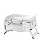 Nexgrill Stainless Steel 2-Burner Portable Gas Grill, 20,000BTUs, 251 sq.in. Cooking Space, Perfect for Camping, Outdoor Cooking & Grilling, BBQ, 820-0007GE