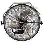 NewAir Wall Mount Fan, 18" High Velocity Industrial Shop Fan with 3 Speed Settings, WindPro18W