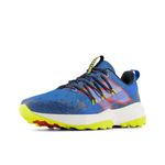 New Balance Men's Dynasoft Tektrel V1 Trail Running Shoe, Blue Oasis/Neo Flame/Lemon Zest, 11.5 UK Wide