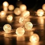 HuTools Globe String Lights for Bed