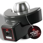 AMPLOCK BRP2 Boat Trailer Lock/Trailer Lock/RV Lock (fits on 2 inches Coupler) I Made in Canada