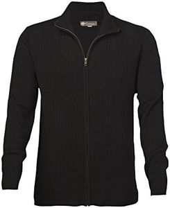 Cashmere Boutique 100% Pure Cashmere Essentials Full Zip Sweater Men – Long Sleeve, Lightweight and Warm Cardigan Jacket
