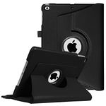 Fintie Case for iPad 9.7 2018 2017 / iPad Air 2 / iPad Air - 360 Degree Rotating Stand Protective Cover with Auto Sleep Wake for iPad 9.7 inch (6th Gen, 5th Gen) / iPad Air 2 / iPad Air (Black)