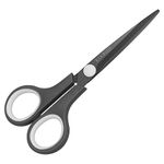 KUONIIY Scissors Ultra Sharp Titanium Coating Blades Soft Comfort-Grip Handles Multi-Purpose Scissors, 6 Inch