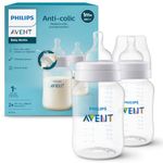 Philips Avent Anti-Colic Baby Feeding Bottles | 9oz/260ml - Pack of 2 | SCY103/20