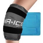 Knee Ice Pack Wrap for Knee Replacement Surgery Large Reusable Gel Ice Pack for Injuries, Leg Pain, Arthritis, Meniscus Tear and ACL,Flexible Wrap Ice Pack Knee Pain Relief (Blue, 20.5" x 10.4")