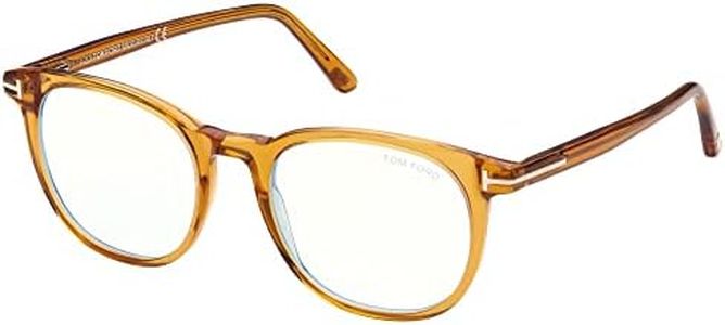 Tom Ford FT 5754-B BLUE BLOCK Transparent Yellow/Blue Filter 53/19/145 unisex Eyewear Frame