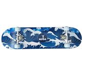 Ridge Skateboards - 32" x 8" concave - Complete surf skate board - Night Wave