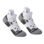 Karrimor Womens 2 Pack Running Socks Sports White/Grey Marl 4-8