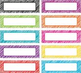 Teacher Created Resources TCR77388 Scribble Labels Magnetic Accents