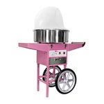 Royal Catering - RCZC-1200E - Candy Floss Maker with Wagon - 1200 W - Cover Included