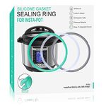 Sealing Ring for 6 Quart InstantPot - Replacement Silicone Gasket Seal Rings for 6 Qt Instapot Programmable Pressure Cooker - Insta Pot Accessories Fit for 6QT