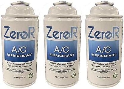 ZeroR® AC Refrigerant | R134a Replacement | 3 6oz Cans for AC Recharging