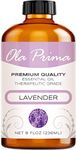 Ola Prima Lavender Essential Oil 8 Fluid Ounces - Aromatherapy