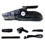 UNO Minda 2-in-1 Car Portable Vacuum Cleaner & Tyre Inflator, DC12V, 100 Watts, 5000 PA Strong Suction, LED Light, Maximum Air Pressure 150PSI with Powerful & Long Life Copper Binding Motor