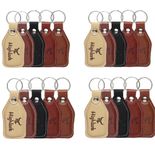 Highlark® Premium and Exclusive Leather Keychain | Key Ring Hook | Key Chain For Home, Office, Car & Bike | Heavy Duty Keychain for Men and Women ((Pack of 4(Set of 5))