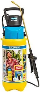 GLORIA Pressure Sprayer AutoPump Set | Garden Sprayer | 5 Litre Capacity | Sprayer with Battery/Rechargeable Battery Operation | No Laborious Pumping | Automatic Pressure Build-Up | Constant Spray Pattern