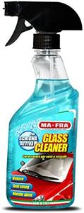 Ma-Fra, Glass Cleaner, Sgrassatore per Vetri e Cristalli, Ideale per la Pulizia dei Vetri Auto, Migliora la Visibilità alla Guida, Elimina Ditate e Tracce di Smog, Non Rilascia Residui o Aloni, 500ml