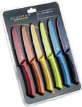 Scanpan Coloured 6 Piece Steak Knife Set - Multi