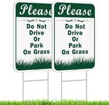 Please Do Not Drive Or Park On Gras