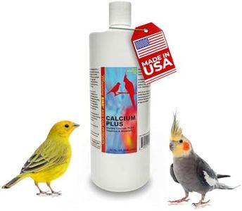 Morning Bird Calcium Plus Liquid Supplement for Birds - Liquid Calcium Formula with Magnesium and Vitamin D3 Calcium Supplement for All Birds – 32 Fl Oz