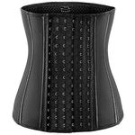 ECOWALSON Waist Trainer for Women Corset Cincher Body Shaper with Steel Bones and Extender