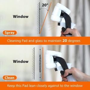 Amazon Basics Window Vacuum Cleaner Set – Streak-Free Glass Cleaning