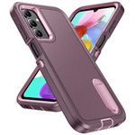 IDweel Galaxy A15 5G Case,Galaxy A15 5G Case with Stand Purple Pink for Women,Heavy Duty Protection Shockproof Anti-Scratch Slim Fit Lightweight Protective Sturdy Case Hard Cover,Purple/Pink