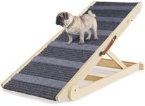 YaFiti Dog Ramp for Bed, Folding Wo