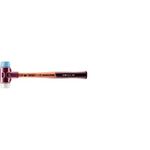 Halder 3017.030 Simplex .75 lb. Soft-Face Mallet with TPE-Soft Blue Rubber (Non-marring) and Superplastic Inserts, Cast Iron Housing, and Wood Handle, 12 oz