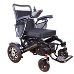 Alton Mobility - WOLF Foldable Lightweight Heavy Duty Electric Wheelchair 330 lbs Max Load 500W 13 Miles - Black