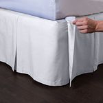 Ashton Detachable Tailored Bed Skirt, 18" Drop