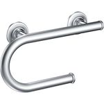 Moen CSI LR2352DCH Home Care 8-Inch Grab Bar with Integrated Toilet Paper Holder, Chrome