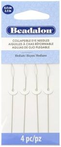 Beadalon Collapsible Eye Needles 2.5-Inch Medium