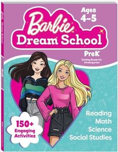 Barbie Dream School PreK Workbook - PreK Learning Activities for Reading, Math, Science & Social Studies | Educational Practice Book for Kids Ages 4-5