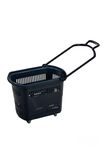 Bigapple BA-Basket42L Heavy Weight King Shopping Basket with Wheels, 42L Capacity - Grey