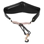 Saxophone Neck Strap,PU Leather Sax Shoulder Harness Braces,Soprano Tenor Alto Sax Braces Strap