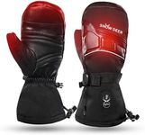 SNOW DEER Heated Mittens for Men an