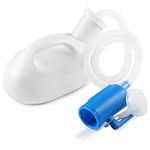 ONEDONE Portable Urinal for Men 2000 ML Men's Potty Portable Pee Bottle for Hospital Home Camping Car Travel (white)