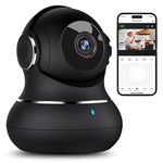 litokam Little elf Camera, Pet Camera with 360° Motion Tracking, IR Night Vision, 2-Way Audio, [2023 New] WiFi Camera, 1080P Indoor security Camera for Baby/Pet, Wireless Camera Work with Alexa