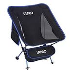 URPRO Camping Outdoor Ultralight Portable Folding Chairs Carry Bag Heavy Duty 145kgs Capacity Collapsible Folding Beach Blue