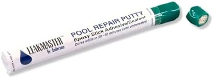 Pool Putty Epoxy Single Stick Leak Sealer for Leakmaster Anderson Manufacturing - Convenient & Versatile Pool Putty for Leaks Underwater -DIY Waterproof Epoxy Putty Stick for Spa & Hot Tub Leak Sealer